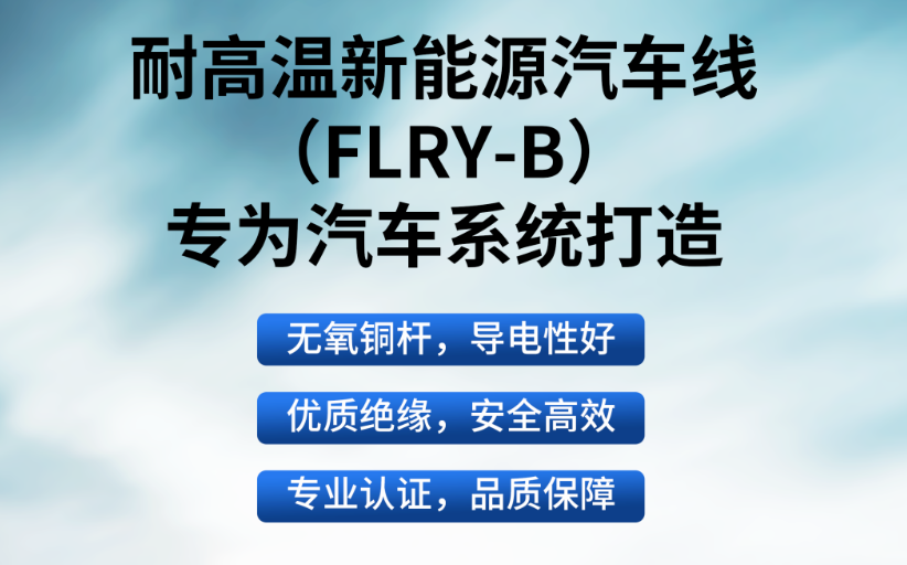 一分鐘了解丨耐高溫新能源汽車線